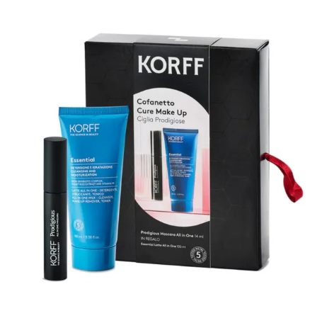 Korff Cofanetto con Cure Make-Up Mascara All in One 14ml + Latte All in One 100ml
